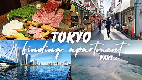Finding our apartment in Tokyo
