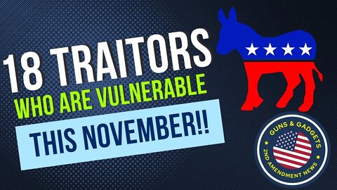 These 18 Traitors Voted For The AWB & Are Vulnerable THIS NOVEMBER!