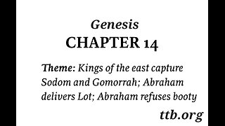 Genesis Chapter 14 (Bible Study)