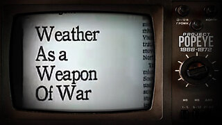 Weather Control Facts! From 1960's to the 1990's