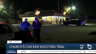 Church's chicken shooting trial