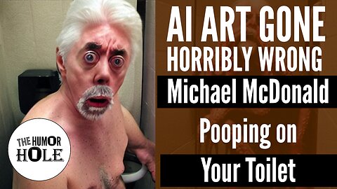 AI Art Gone Horribly Wrong - Michael McDonald is Pooping on the Toilet!