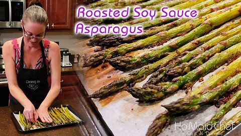 Roasted Soy Sauce Asparagus | Dining In With Danielle