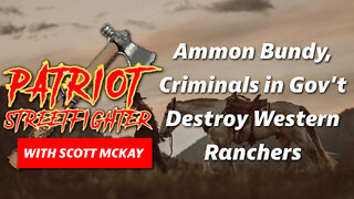 Ammon Bundy, Criminals In Gov't Destroy Western Ranchers | October 11th, 2022 Patriot Streetfighter