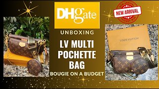 DHgate Louis Vuitton Style Multi Pochette Bag Unboxing & Seller Review