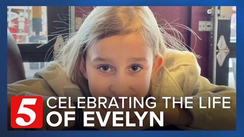 Hundreds gather to celebrate the life of 9-year-old Evelyn Dieckhaus