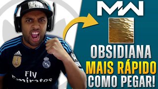 COMO PEGAR CAMUFLAGEM OBSIDIANA RÁPIDO E TITULO E EMBLEMA GRÁTIS - Call of Duty Modern Warfare