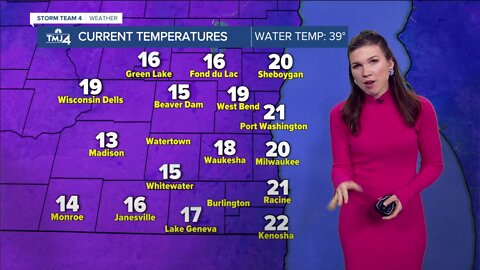 Highs rise into the 30s Tuesday, then keep rising