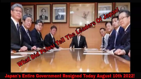 Japan's Entire Government Resigns Today August 10th 2022!