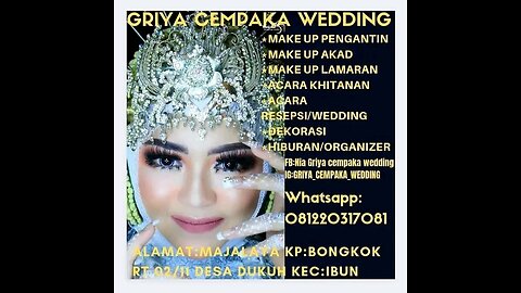 Jasa pernikahan, wedding & jasa rias pengantin