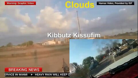 clip3 Were ALL The Oct 7th Hamas Bodycam Vids With Clouds Pre-Recorded & FRAUDS side by side compari