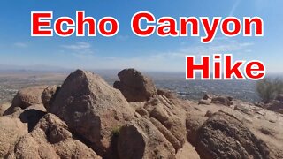 Echo Canyon Camelback Mt AZ Hike with Brad