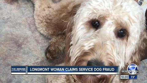 Woman claims Colorado company sold her a fake service dog