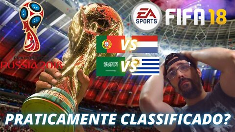 FIFA WORLD CUP 2018 (XBOX ONE) FIFA 18 - GAMEPLAY / Portugal vs Holanda : Arábia Saudita vs Uruguai