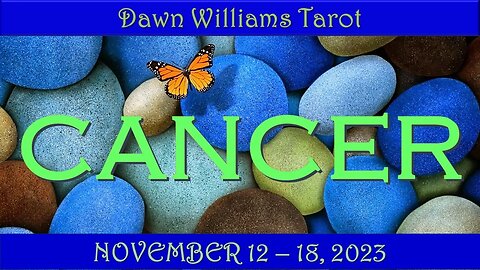Cancer♋️ Letting go of attachments & living your inspired life 11/12-18/23 #cancer #cancertarot