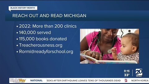 Reach Out and Read Michigan helping get people reading