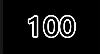 Counting to 100! First video