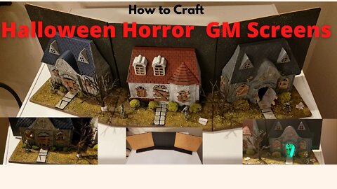 How to Craft Halloween Horror GM Screens