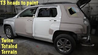 Prepping, painting and reassembling the twice totaled GMC Terrain Denali