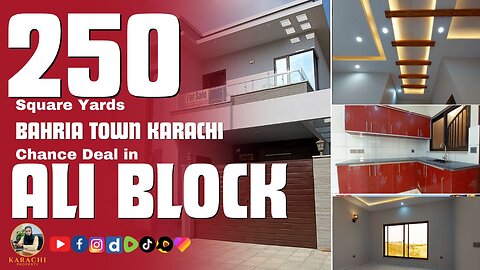 Chance Deal in Precinct 12 Ali Block 250 Square Yards - Karachi Property