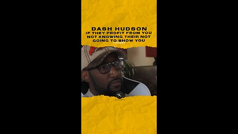 #dashhudson If they Profit from you not knowing their not going to show you