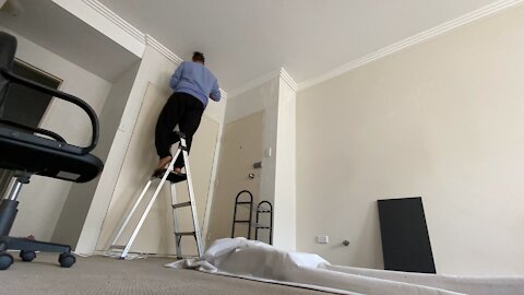DIY renovation painting walls