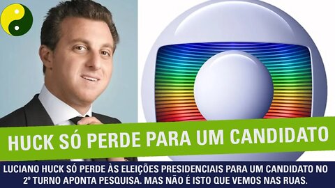 Luciano Huck só perde as eleições presidenciais para um candidato no 2º turno aponta pesquisa...