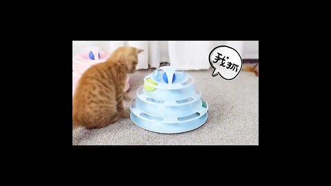 Funny Cat Tower - Brinquedo para Gatos