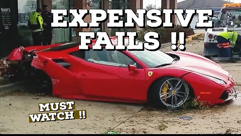 Sports Car Ruined! Expensive Destruction Fails Compilation