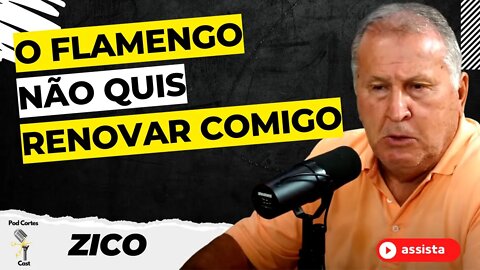 PORQUE O ZICO SAIU DO FLAMENGO QUANDO AINDA JOGAVA FUTEBOL - Flow Sport Club #100