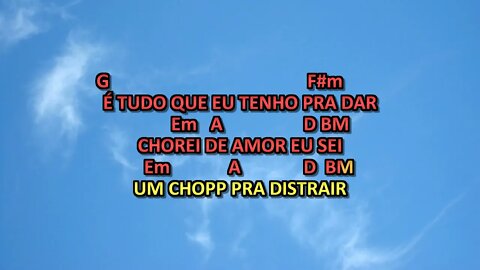 Um Chopp Pra Distrair paulo diniz karaoke playback