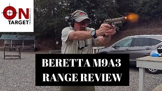 Beretta M9A3 Range test