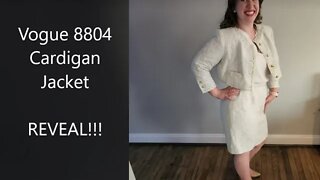 Vogue 8804 Cardigan Jacket - The Reveal