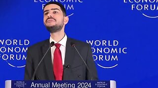 Damon Imani is a Hero Courageous Young Man and Confronted Klaus Schwab and The Elites At WEF Davos PART 3