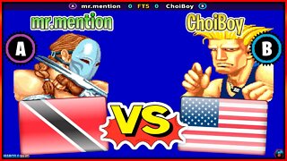 Street Fighter II': Hyper Fighting (mr.mention Vs. ChoiBoy) [Trinidad and Tobago Vs. U.S.A.]