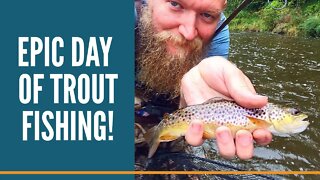 Trout Fishing Videos, Brown Trout and Rainbow Trout, Michigan Trout Fishing 2019, Michigan rivers