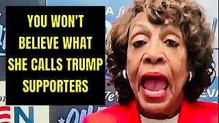 OFF-THE-CHARTS TDS for Maxine Waters