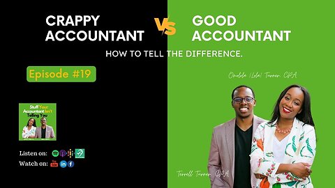 #19: How Working with A Crappy Accountant Can Change the Trajectory of Your Business