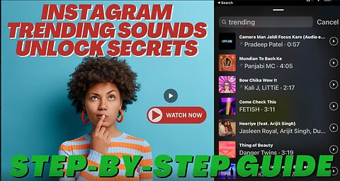 How To Instagram's Trending Sounds | Unlock Secrets to Trending Sounds: A Step-By-Step Guide