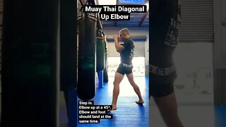 Muay Thai Diagonal Up Elbow