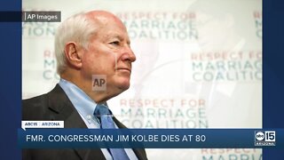 Former AZ legislator and U.S. Congressman Jim Kolbe dies at 80