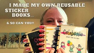 D.I.Y Reusable Sticker Books!