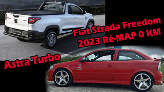 Fiat Strada Freedom 1.3 Turbo 2023 vs Astra Turbo S Crystine