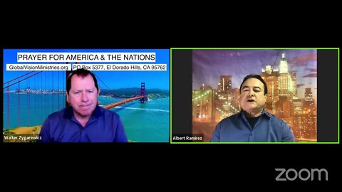 PRAYER FOR AMERICA & THE NATIONS Live Walter Zygarewicz with Albert Ramirez - Authority of Believer