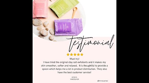 Terra Supra Skin Care - happy customer