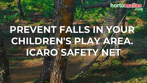 Prevent falls in your children's play area. ICARO® safety net.