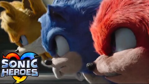 Sonic 2 Team Up Scene with Sonic Heroes Music