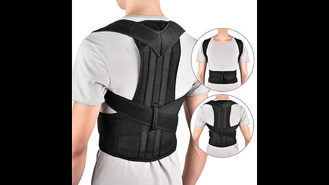 Reinforced Belt Lumbar Column Posture Corrector Vest Adjustable