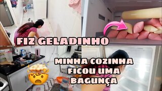 LIMPEZA NA GELADEIRA, LAVEI O TAPETE DAS CRIANÇAS