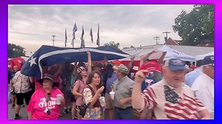 THOUSANDS OF TRUMP SUPPORTERS WAITING IN LINE FOR HIS SOUTH CAROLINA RALLY TODAY